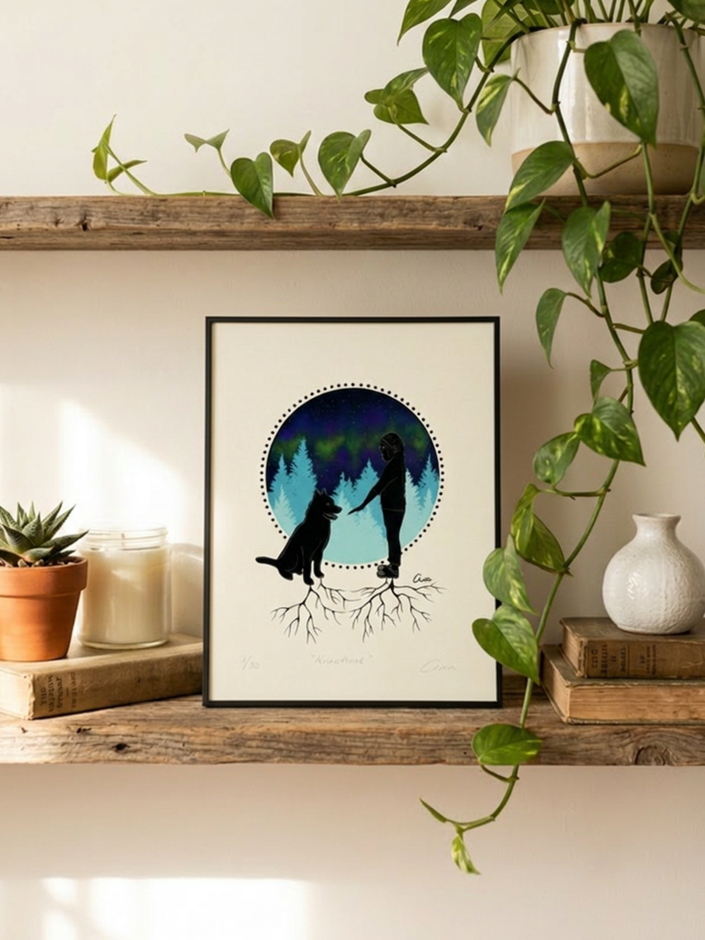 Oeuvre Eruoma Awashish X Chiots Nordiques - Livraison gratuite